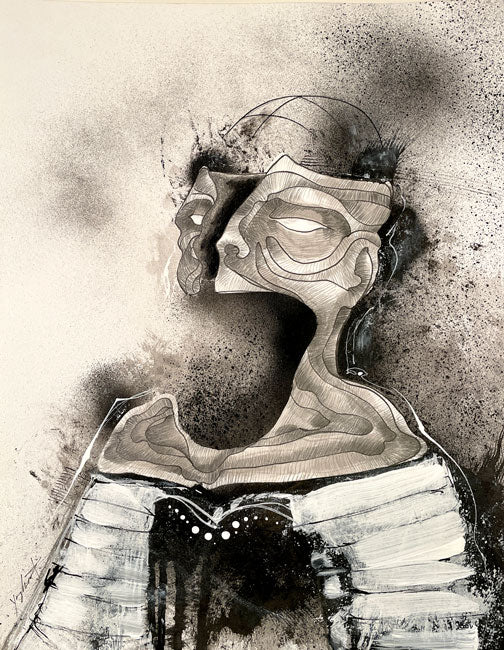 Petro II - Mixed Media on Paper