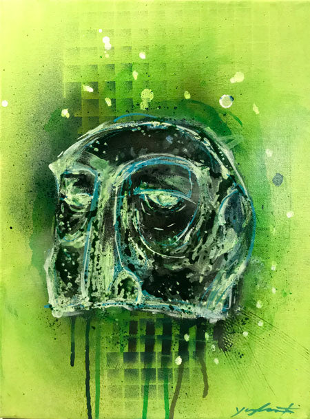 Agents of the Apocalypse: Plague - Mixed Media Painting