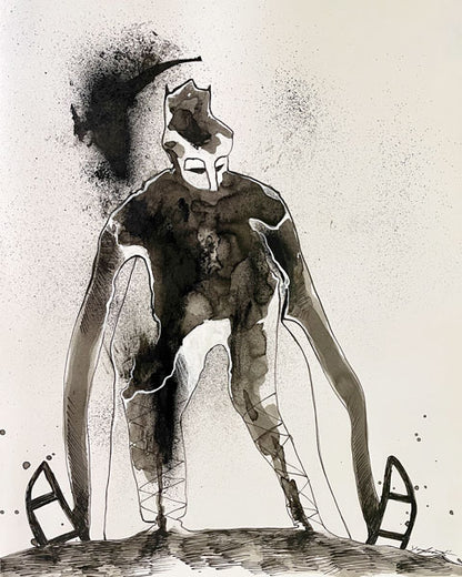 Rig I - Mixed Media Drawing