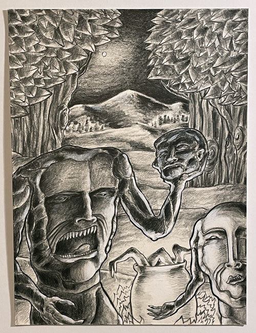 The Best Part - Mixed Media Drawing on Paper