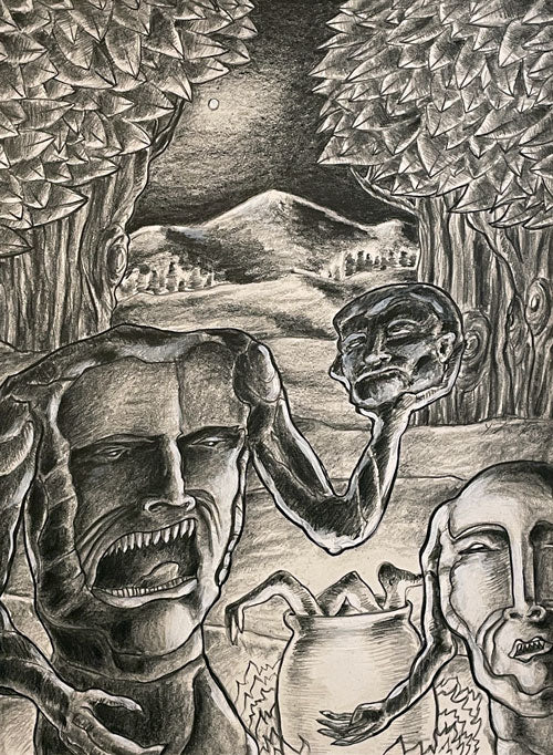 The Best Part - Mixed Media Drawing on Paper